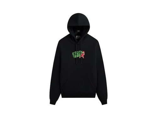 Kith Kithmas Comic Santa Williams III Hoodie - Black - KHM032618-001