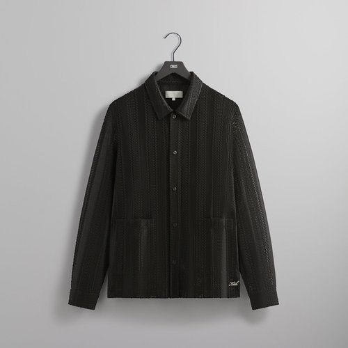 ジャケット・アウター Kith Ladder Stitch Suede Overshirt ジャケット