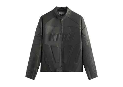 Kith Leather Wayne Moto Jacket - Black
