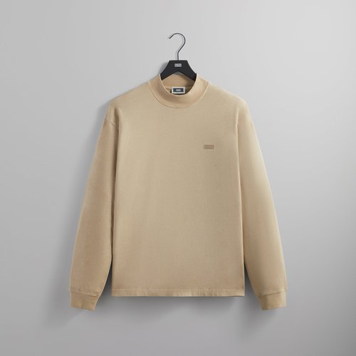 Kith Long Sleeve Mock Neck LAX Tee - Canvas - M031315-210