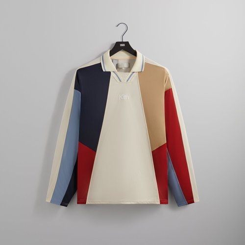 Kith Long Sleeve Panelled Otto Polo 'Sandrift' - M031911-104