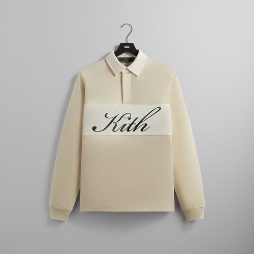 Kith Long Sleeve Rugby Polo - Veil - M031310-105