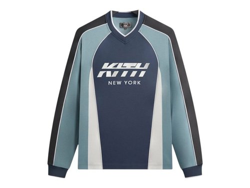 Kith Malik Long Sleeve Mesh Jersey SS26 - Nocturnal