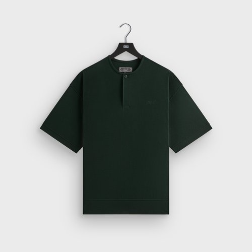 Kith Micro Waffle Short Sleeve Colby Pullover - Stadium - M033448-302