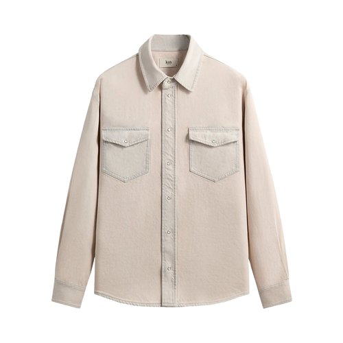 Kith Midweight Denim Long Sleeve Warwick Shirt - KHM034808 5088