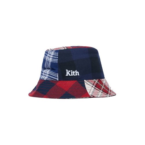 Kith Mixed Plaid Bucket Hat - Multicolor