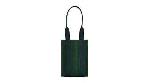 Kith Monogram Canvas Wine Tote Bag - Conifer - KHM040307