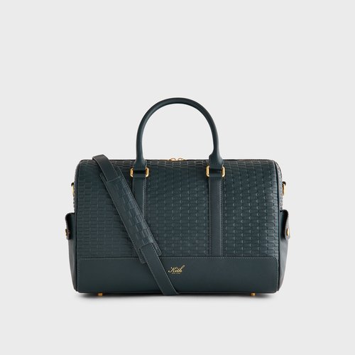 Kith Monogram Leather Explorer Traveler K40 Duffle Bag - Stadium - M040268-302