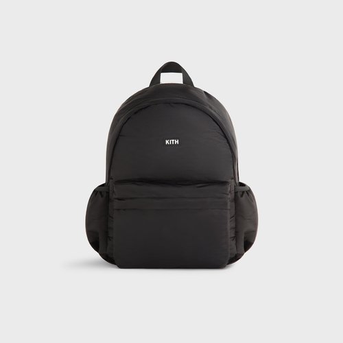 Kith Monogram Nylon Jacquard Backpack - Black - K040027-001