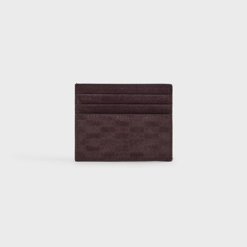 Kith Monogram Suede Card Holder - Incognito - MSL0032-244
