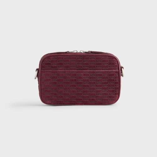 Kith Monogram Suede Crosswalk K20 Bag - Magma - M040235-601