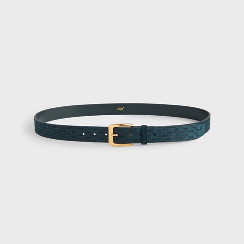 Kith Monogram Suede Leather Belt - Stadium - MSL0026-302