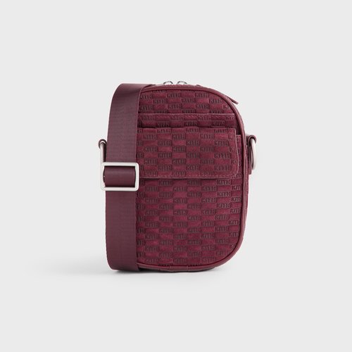 Kith Monogram Suede Passenger K15 Bag - Magma - M040234-601
