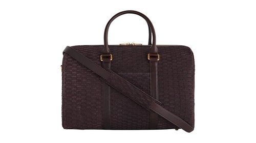 Kith Monogram Suede Traveler K40 Bag - Incognito