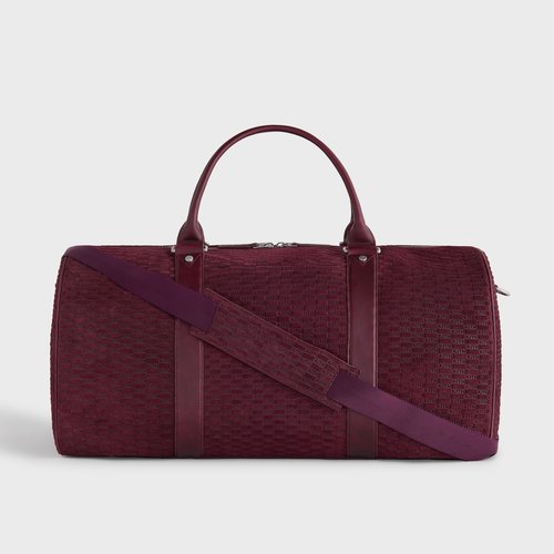 Kith Monogram Suede Traveler K55 Bag - Magma - M040232-601