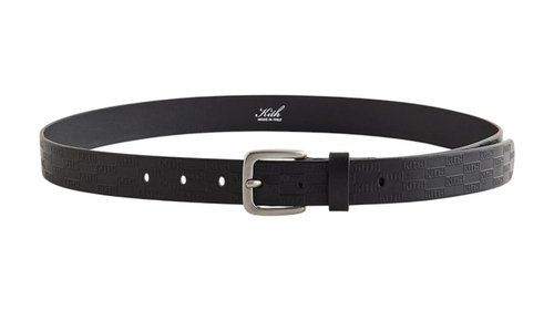 Kith Monogram Vachetta Leather Belt - Black