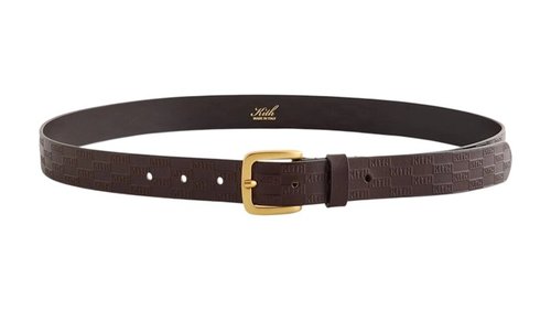 Kith Monogram Vachetta Leather Belt - Incognito