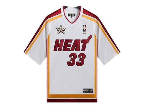 Kith NBA AllStar Miami Heat Leon Jersey - White