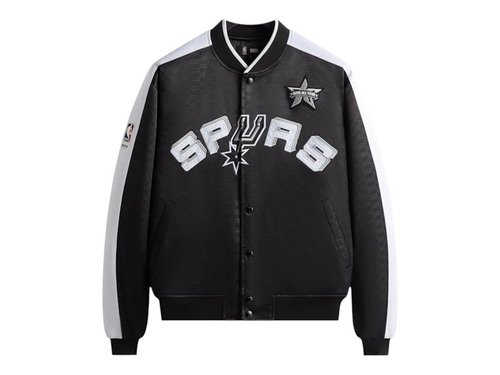 Kith NBA AllStar San Antonio Spurs Bomber Jacket - Black