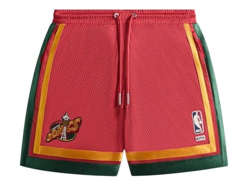 Kith NBA AllStar Seattle SuperSonics Short - Crimson