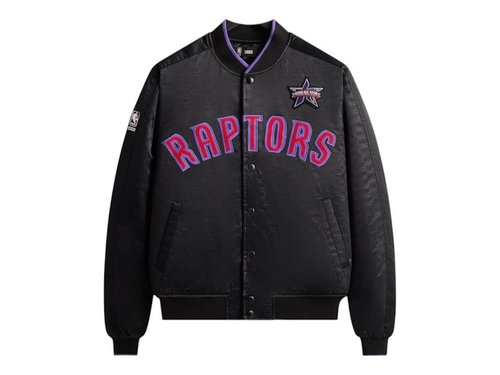 Kith NBA AllStar Toronto Raptors Bomber Jacket - Black