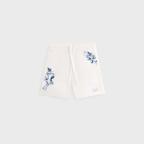 Kith Novelty Embroidered Thompson Camp Short - White - K060397-101