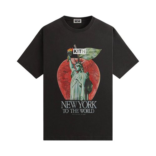 Kith NY to the World Liberty Apple Vintage Tee - KHM032408 001