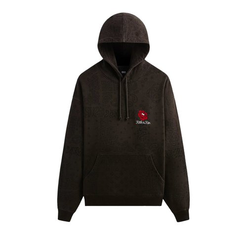 Kith Paisley Nelson Hoodie | Brown | Size XL - KHM031466 211