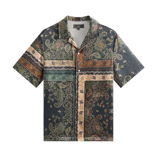 Kith Panelled Bandana Thompson Camp Collar Shirt - KHM033606 302