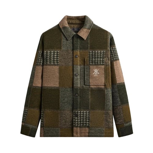 Kith Patchwork Wool Coaches Jacket - KHM011038 338