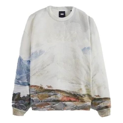 Kith Peak Nelson Crewneck - Beige - KHM030879-410