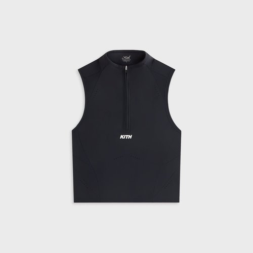 Kith Peryn Panelled Half Zip Tank - Black - W030908-001