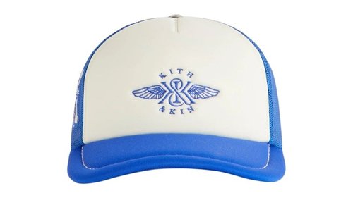 Kith Pick Stitch Poly Nolan Trucker Hat - Cyclone
