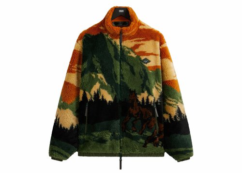 Kith Pinehurst Sherpa Full Zip - Bergamot