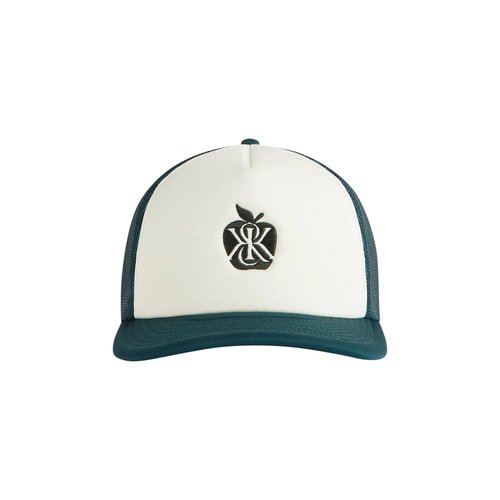 Kith Poly Foam Apple Crest Embroidery Nolan Trucker Hat - KHM051146 302