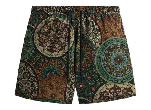 Kith Printed Collins Swim Short - Stadium - KHM061290