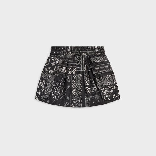 Kith Printed Mini Cargo Skirt - Black - K060455-001
