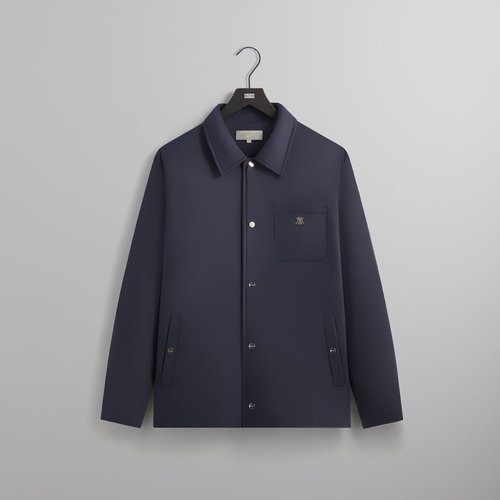 Kith Puffed Nylon Reed Shirt Jacket - Nocturnal - M010648-413
