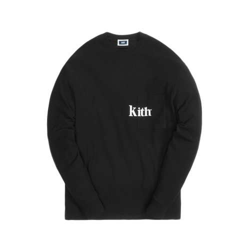 Kith Quinn Long Sleeve Tee Shirt - Black