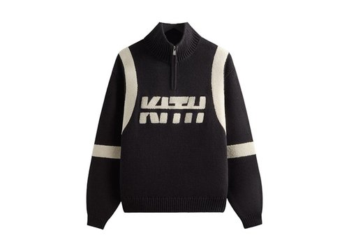 Kith Racer Quarter Zip Wyona Sweater - Black