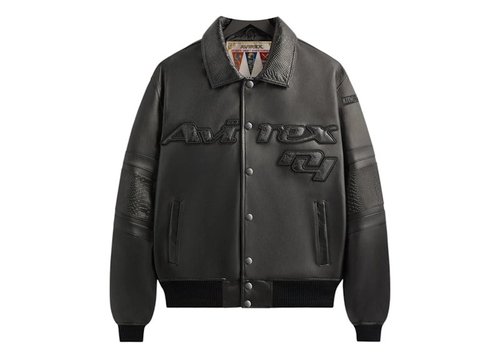 Kith Records x AVIREX Legend Bomber Jacket - Black