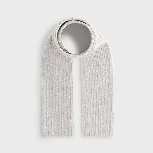 Kith Ribbed Knit Scarf - Light Heather Grey - M10108-002