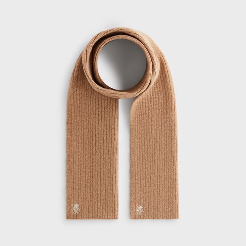 Kith Ribbed Knit Scarf - Sandy Heather - M10108-212