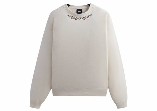 Kith Rose Nelson Crewneck Sweatshirt - Sandrift