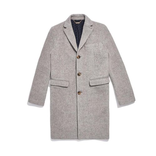 Kith Royce Wool Overcoat - Light Grey