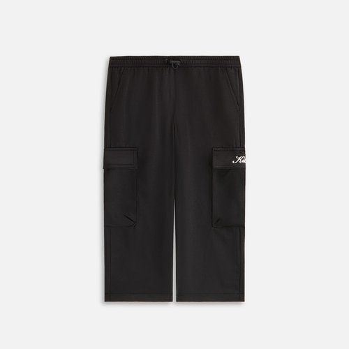 Kith Satin Cargo Pant - Black - K060346-001