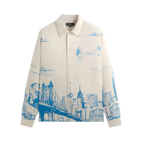 Kith Scenic Long-Sleeve Boxy Collared Overshirt - KHM033247 104