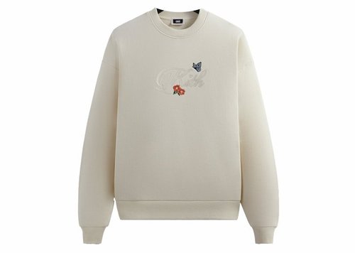 Kith Script Nelson Crewneck Sweatshirt - Sandrift