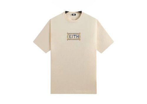 Kith Scroll Tee Shirt - Sandrift