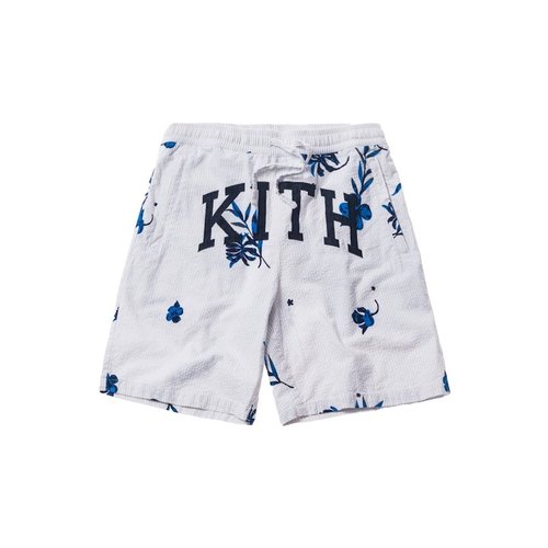 Kith Seersucker Track Shorts - Grey